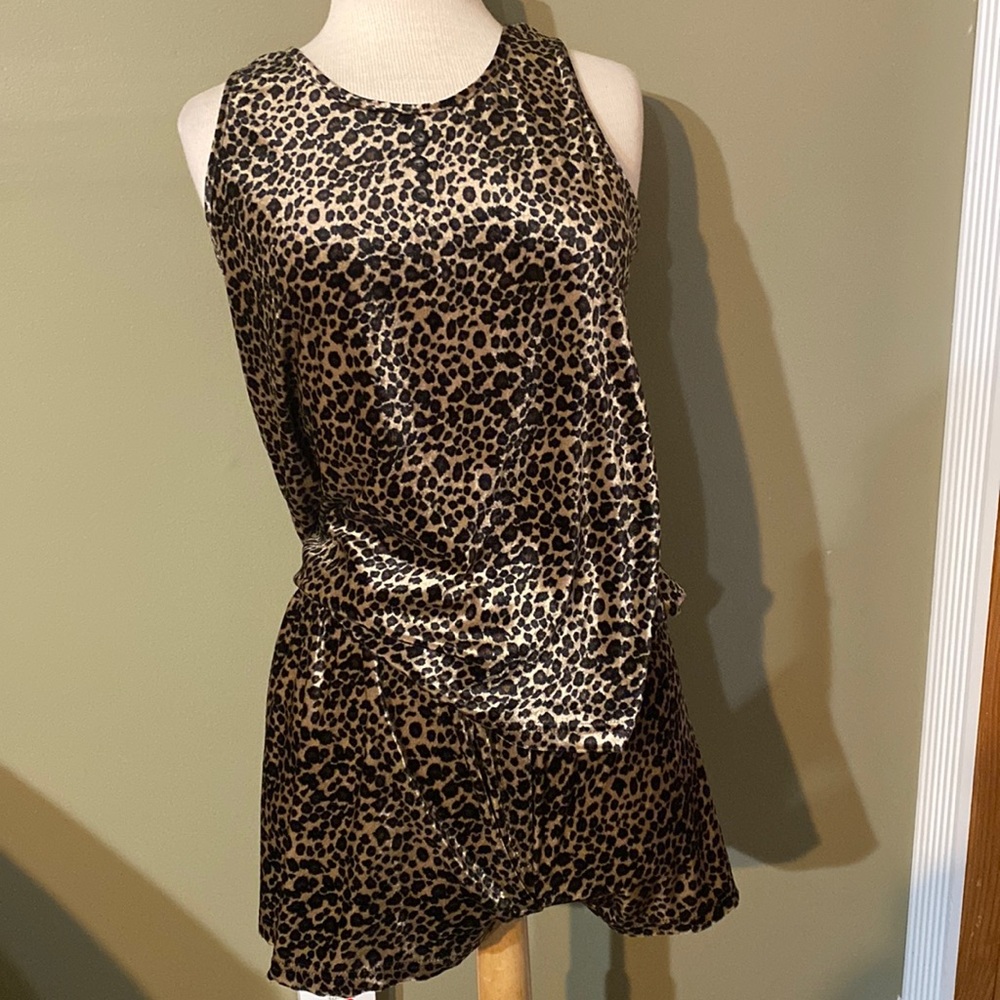 Leopard print pjs
